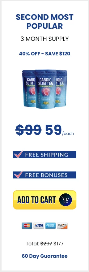 Cardio Slim Tea 3 Pouches