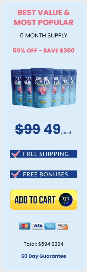 Cardio Slim Tea 6 Pouches